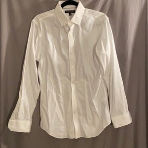 White Banana Republic Button Down Dress Shirt